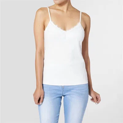 Coco + Carmen Belinda Lacey Tank In White