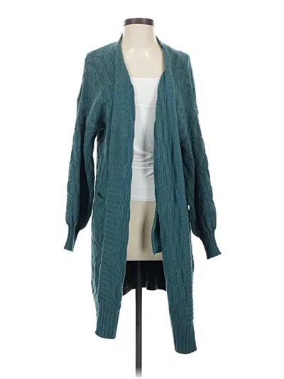Coco + Carmen Cardigan Sweater In Green