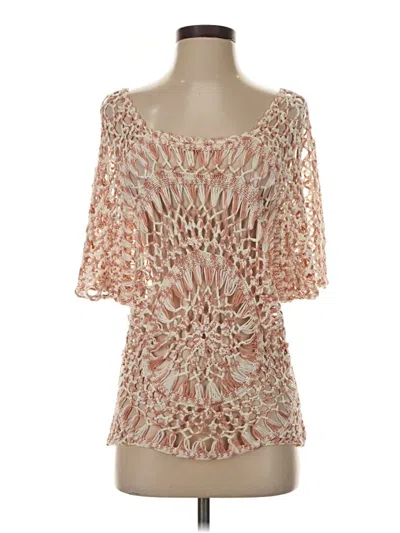 Pre-owned Coco + Carmen Cardigan Sweater In Tan