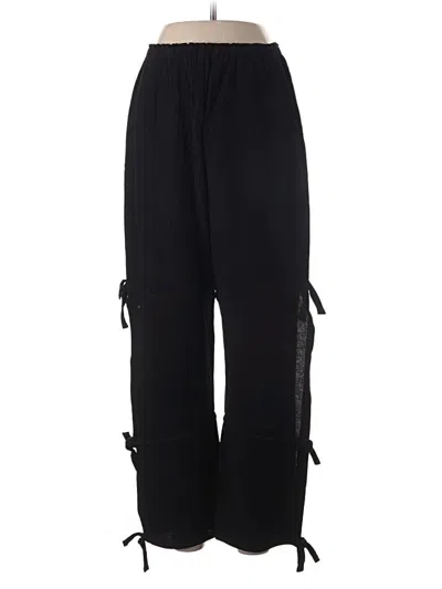 Pre-owned Coco + Carmen Cargo Pants In Black