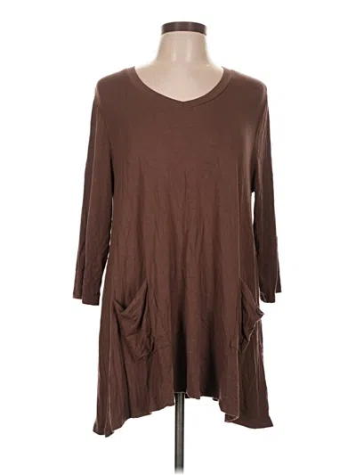 Pre-owned Coco + Carmen Casual Dress In Brown