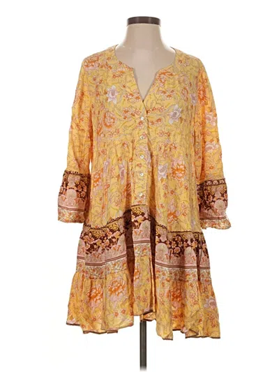 Pre-owned Coco + Carmen Casual Dress In Yellow
