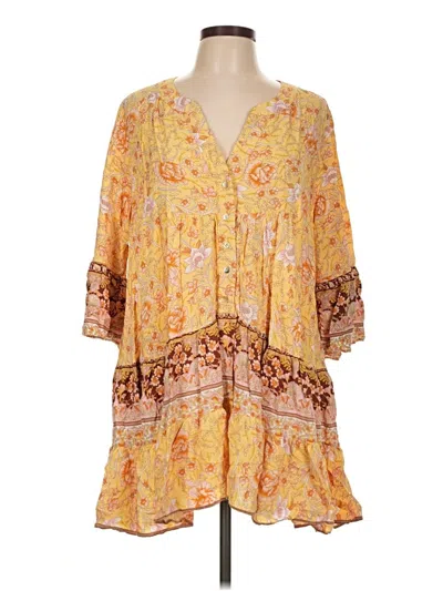 Pre-owned Coco + Carmen Casual Dress In Yellow