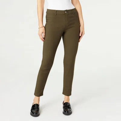 Coco + Carmen Cloud 9ine Skinny Pant In Olive Nights In Green