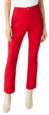 Coco + Carmen Cloud 9ine Straight Leg Pants In Red In Red