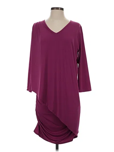 Pre-owned Coco + Carmen Cocktail Dress In Burgundy