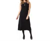Coco + Carmen Donna Sleeveless Sweater Dress In Black In Black