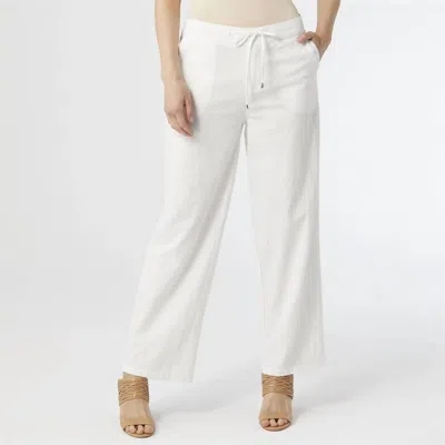 Coco + Carmen Elation Fully Lined White Gauze Pants
