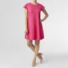 Coco + Carmen Flutter Sleeve Mini Dress In Bright Rose In Pink