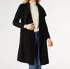 Coco + Carmen Heavenly Luxe Long Open Cardigan In Black In Black