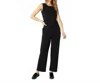 Coco + Carmen Hilarie Soft Crop Romper In Black In Black