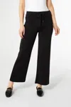 Coco + Carmen Hilarie Super Soft Wide Leg Bottom In Black