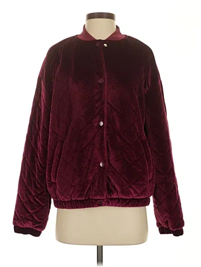 Coco + Carmen Jacket In Burgundy
