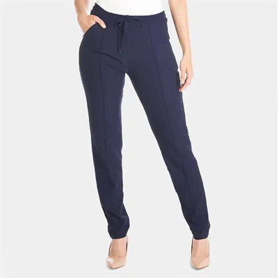 Coco + Carmen Jasmine Traveler Pants In Navy In Blue