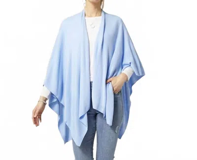 Coco + Carmen Kiara Lightweight Wrap In Dusty Blue