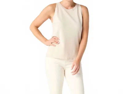 Coco + Carmen Lightweight Heavenly-luxe Tank Top In Oatmeal In White
