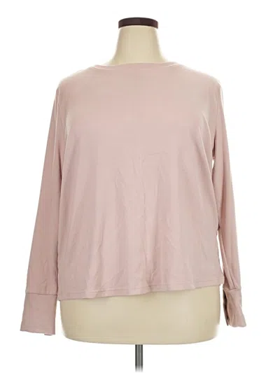 Pre-owned Coco + Carmen Long Sleeve T-shirt In Pink