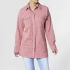 Coco + Carmen Maddi French Terry Shacket In Dusty Rose In Multi