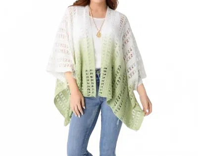 Coco + Carmen Margot Knit Wrap In Mint Green