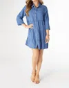 Shop Coco + Carmen Marissa Tiered Chambray Dress In Medium Denim