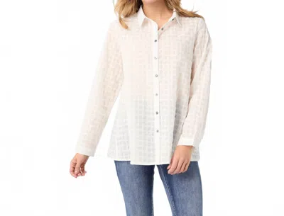 Coco + Carmen Nadina Button Front Blouse In White