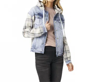 Coco + Carmen Omg Oversized Denim Jacket In Light Denim In Blue