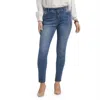 Coco + Carmen Omg Zoey Zip Skinny Jeans In Medium Denim In Blue