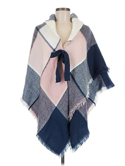 Pre-owned Coco + Carmen Poncho In Blue