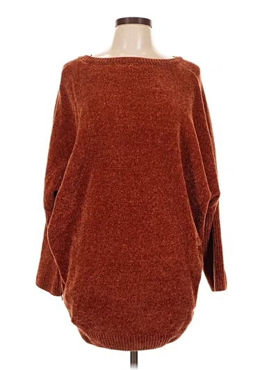 Pre-owned Coco + Carmen Pullover Sweater In Brown