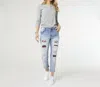 Coco + Carmen Rayne Boyfriend Patch Jean In Light Denim