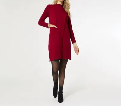 Coco + Carmen Ruby Sweater Dress In Ruby Red