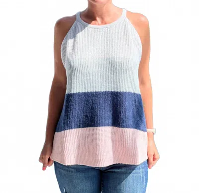 Coco + Carmen Shelvy Striped Sweater Tank In Multi
