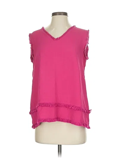 Pre-owned Coco + Carmen Sleeveless Blouse In Pink