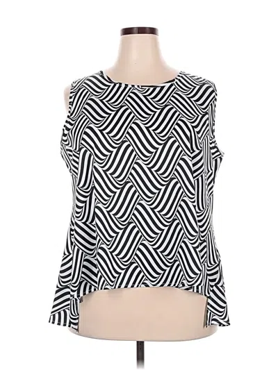 Pre-owned Coco + Carmen Sleeveless Top Black Cold Shoulder Neckline Tops