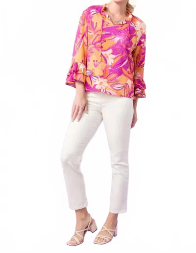 Coco + Carmen Straight Ankle Pant In Vintage White In Multi