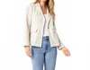 Coco + Carmen Sydney Striped Blazer In Natural In White