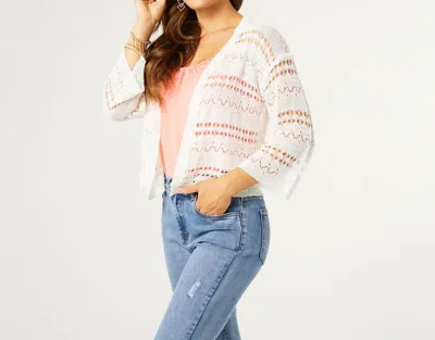 Coco + Carmen Trina Sweater Cardigan In White