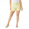 Coco + Carmen Trudy Short With Fringe In Lemon Twist In Yellow