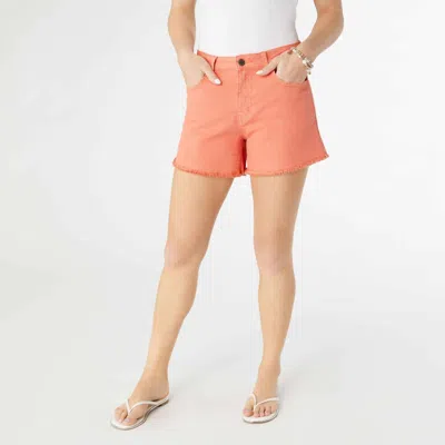 Coco + Carmen Trudy Short With Fringe In Melon In Orange
