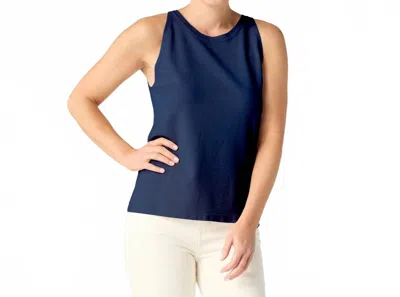 Coco + Carmen Veda Heavenly-luxe Tank Top In Patriot Blue