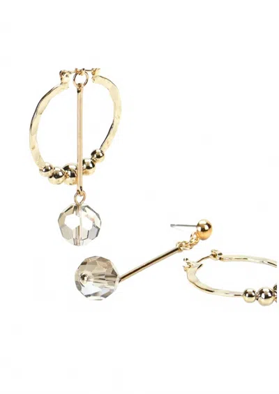Coco + Carmen Women's Convertible Sundry Tear Drop Earrings In Gold