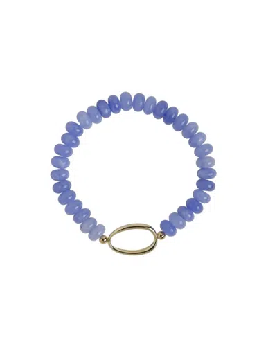 Coco + Carmen Women's Forever Friends Stretch Bracelet In Blue