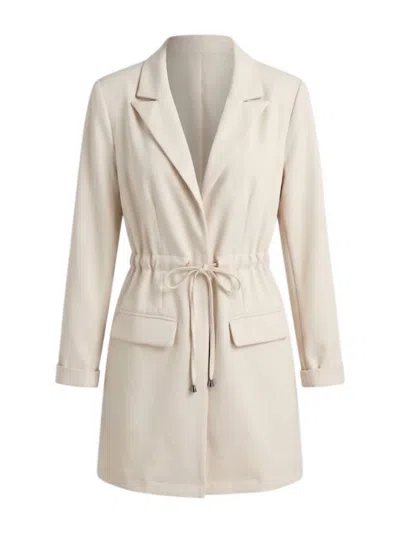 Coco + Carmen Women's Long Sleeve Blazer In Cream In Multi