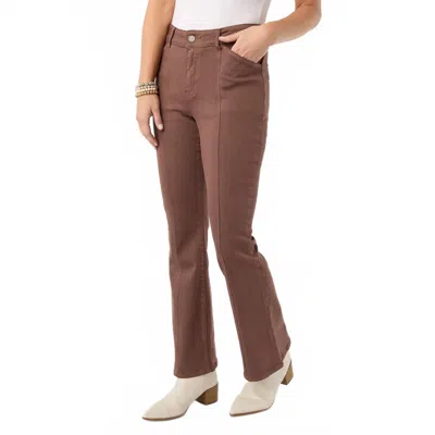 Coco + Carmen Women's Natalie Flare Pants In Chocolate In Brown