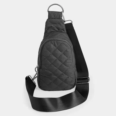 Coco + Carmen Women's Rhea Puffer Crossbody Bag In Black
