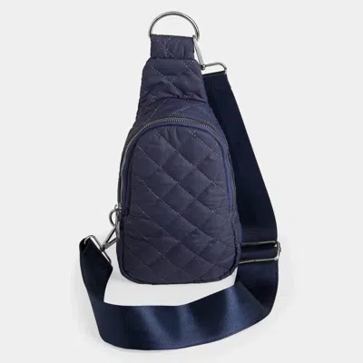 Coco + Carmen Women's Rhea Puffer Crossbody Bag In Periwinkle In Blue