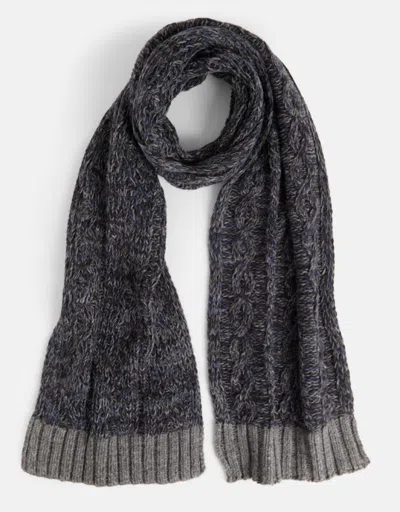 Coco + Carmen Women's Winter Carnival Scarf In Multi Navy In Brown
