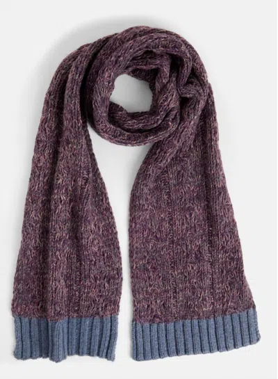 Coco + Carmen Women's Winter Carnival Scarf In Multi Purple In Burgundy