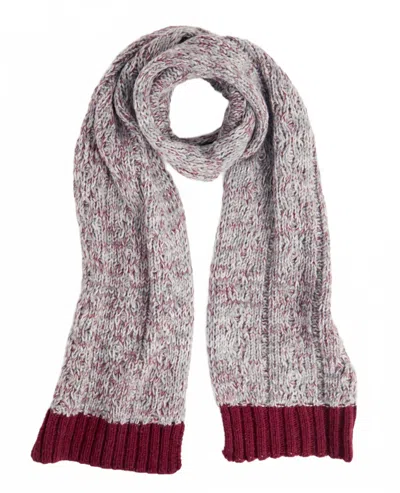 Coco + Carmen Women's Winter Carnival Scarf In Multi Red In Brown