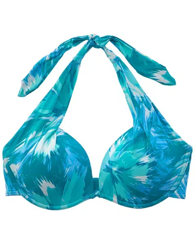 Coco Contours Cameo Bikini Top In Green